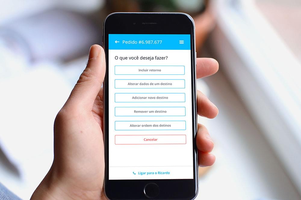Your client helps the driver online